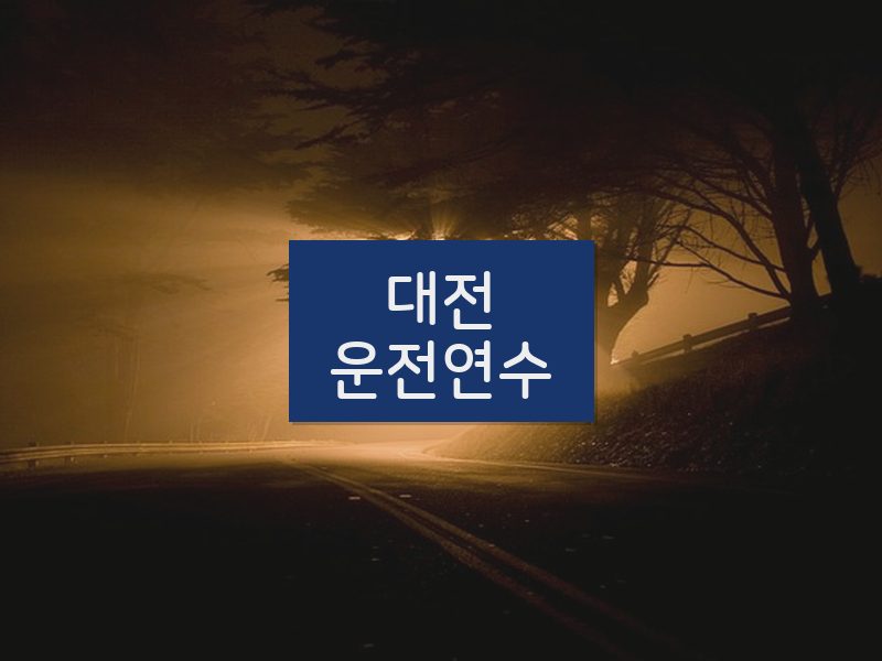 대전운전연수 후기