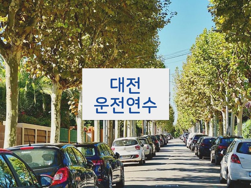 대전운전연수 후기