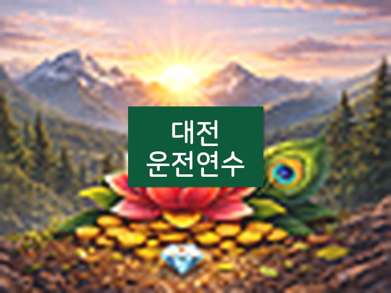 대전운전연수 후기