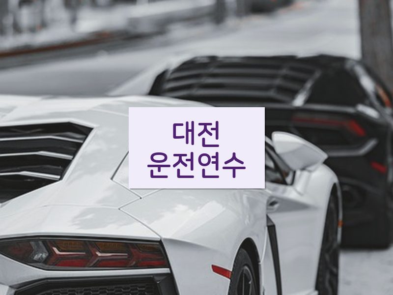 대전운전연수 후기