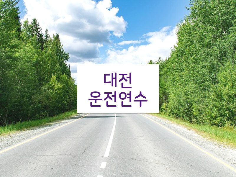 대전운전연수 후기