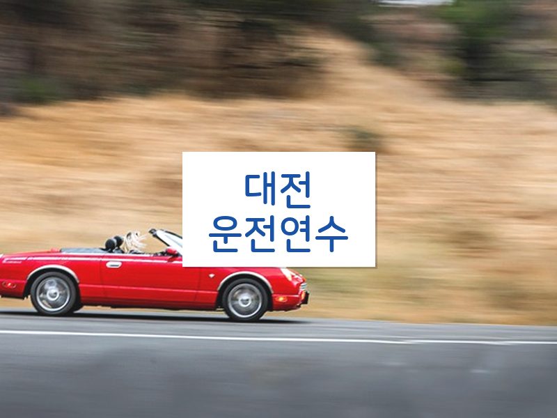 대전운전연수 후기
