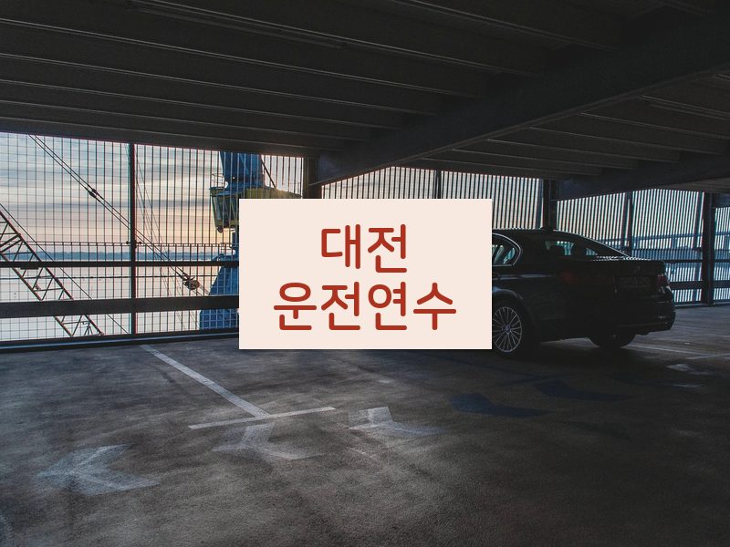 대전운전연수 후기