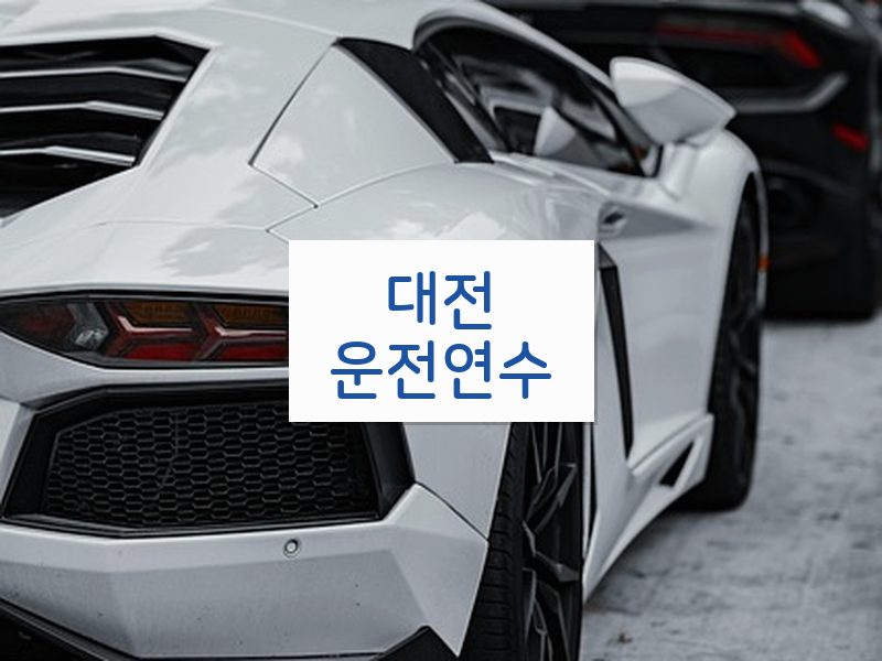 대전운전연수 후기
