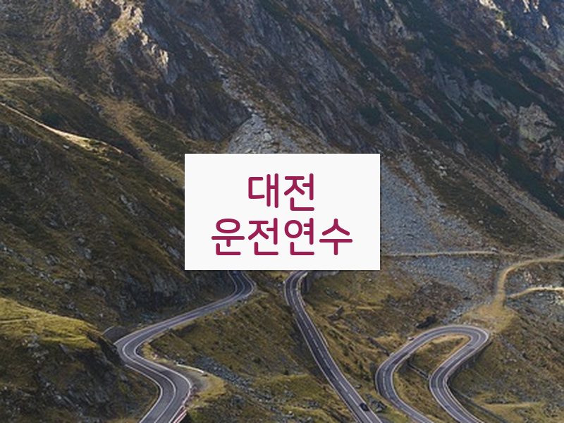 대전운전연수 후기