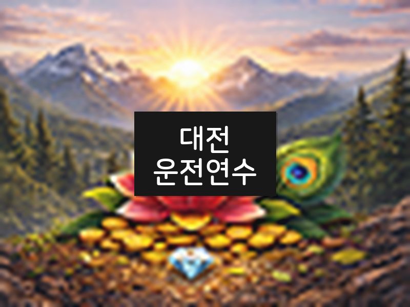 대전운전연수 후기