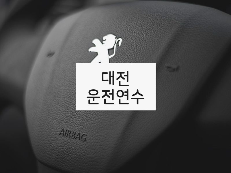 대전운전연수 후기