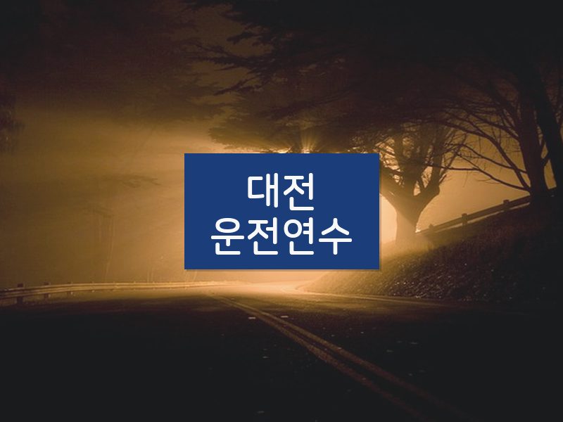대전운전연수 후기
