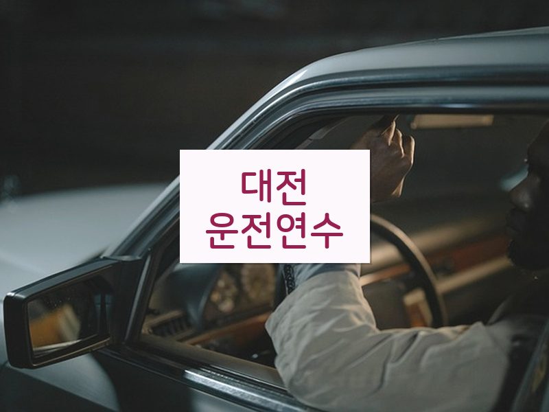대전운전연수 후기