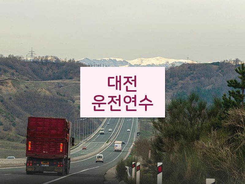 대전운전연수 후기