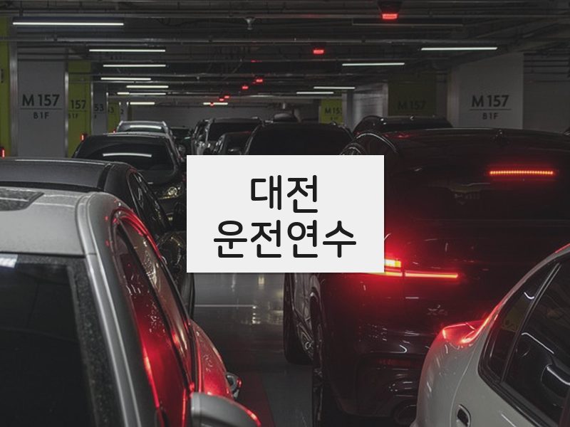 대전운전연수 후기
