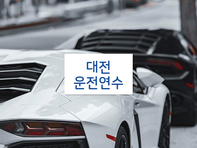 대전운전연수 후기
