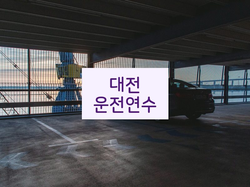 대전운전연수 후기