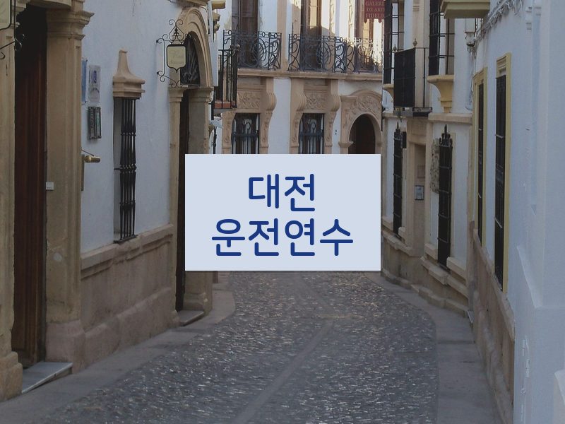 대전운전연수 후기