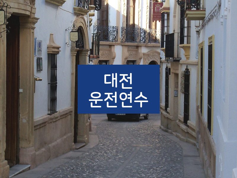 대전운전연수 후기