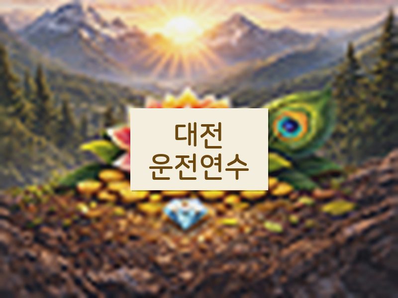 대전운전연수 후기