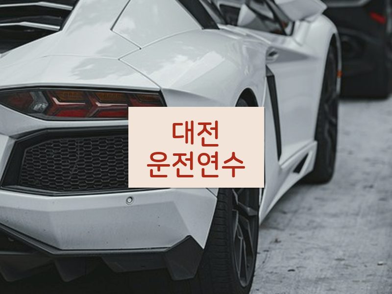대전운전연수 후기