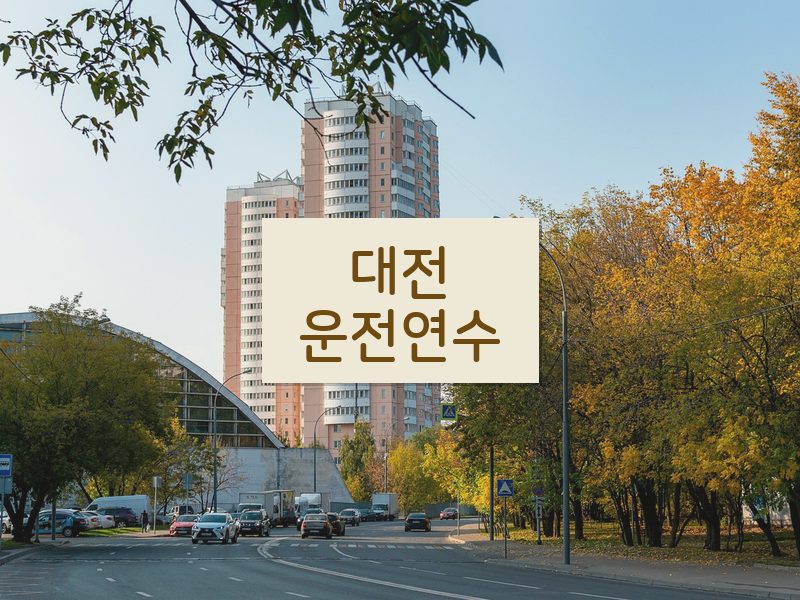 대전운전연수 후기