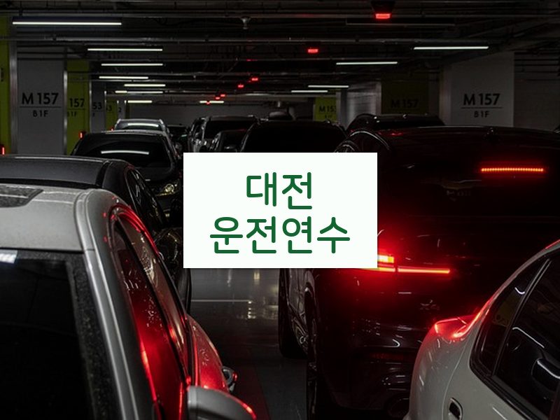 대전운전연수 후기