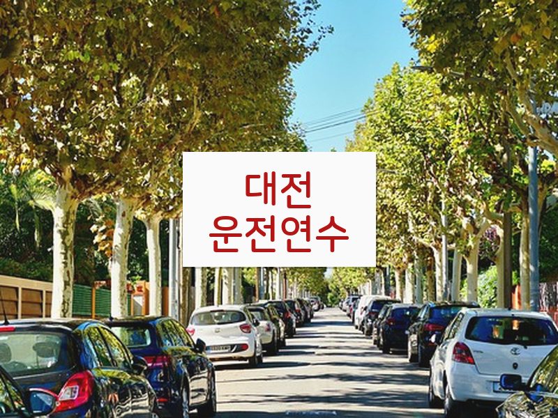 대전운전연수 후기