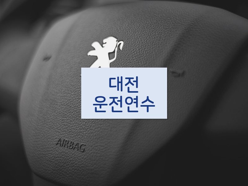 대전운전연수 후기