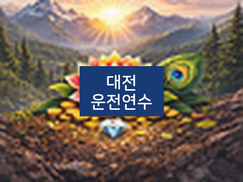 대전운전연수 후기