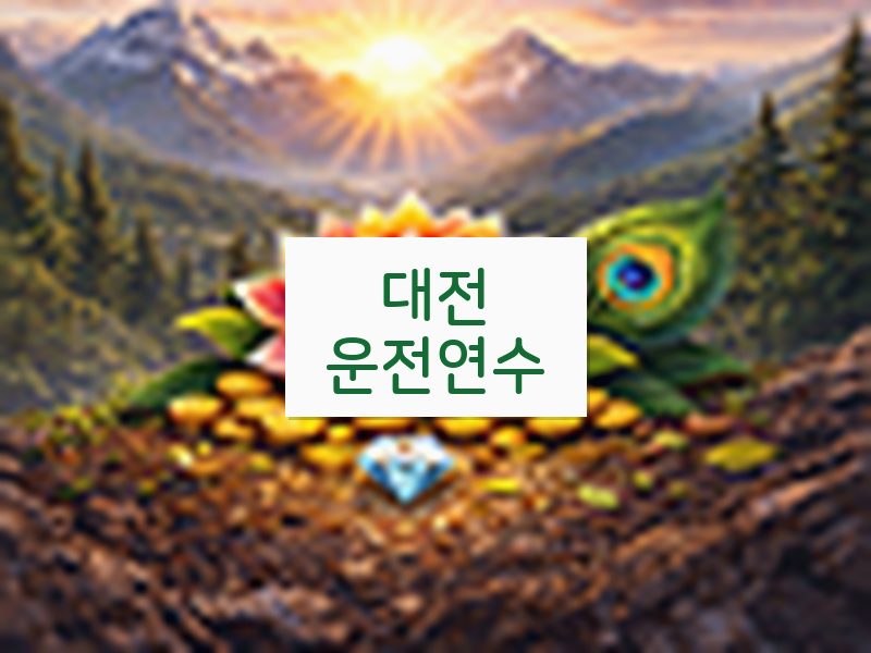 대전운전연수 후기