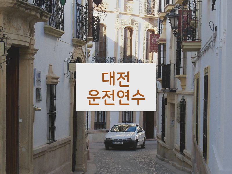 대전운전연수 후기