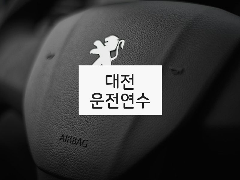 대전운전연수 후기