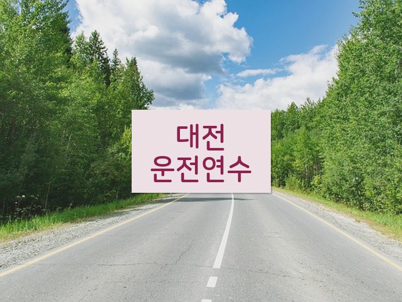 대전운전연수 후기