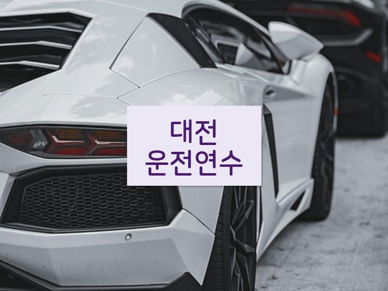 대전운전연수 후기