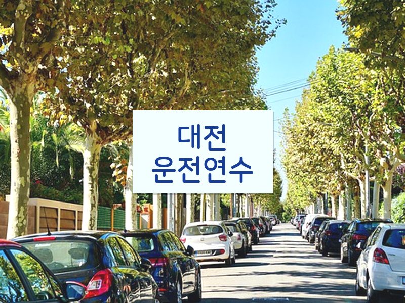 대전운전연수 후기