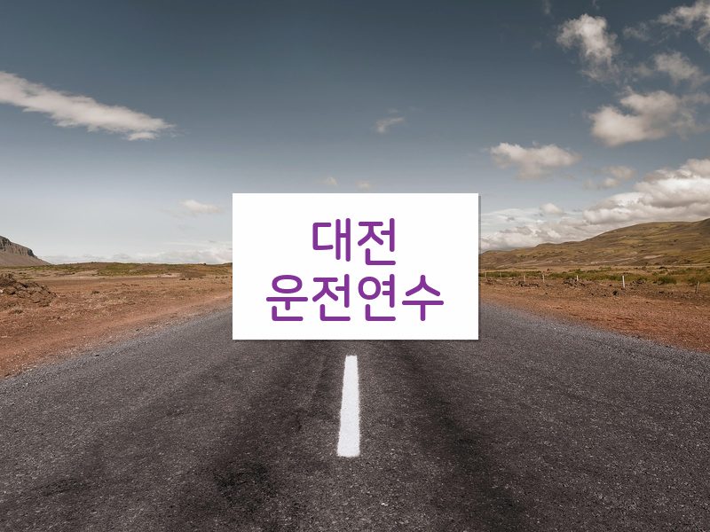 대전운전연수 후기