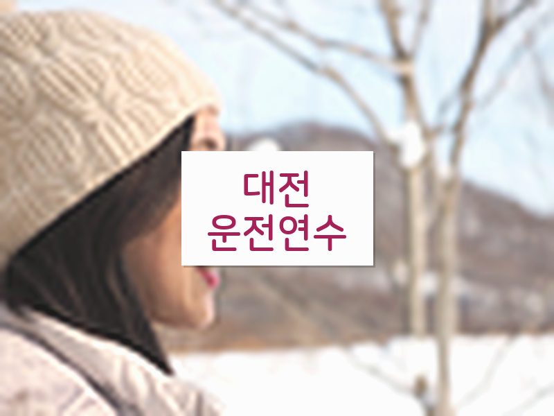 대전운전연수 후기