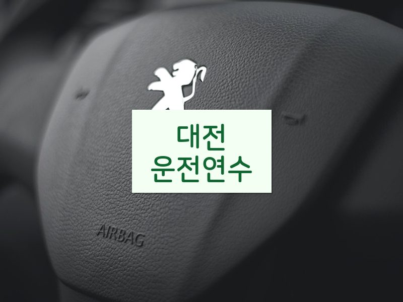 대전운전연수 후기