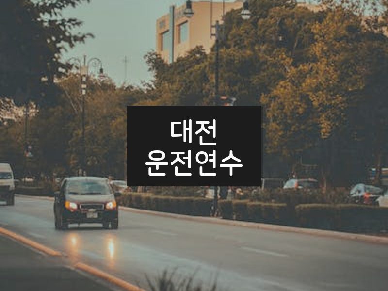 대전운전연수 후기