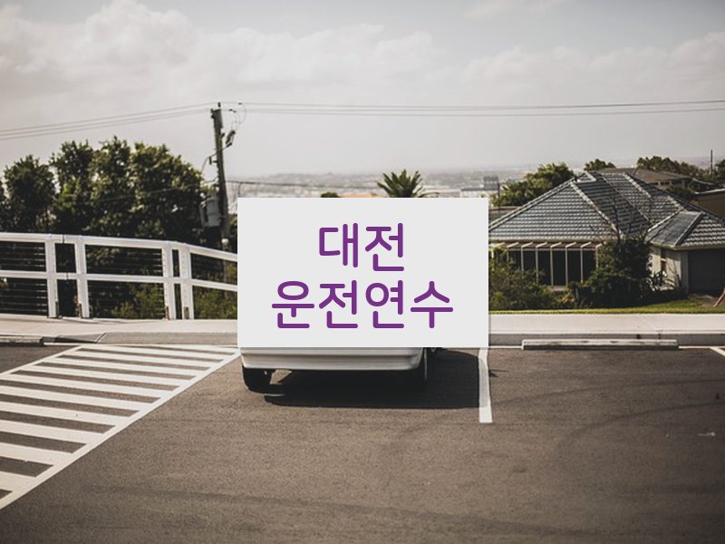대전운전연수 후기