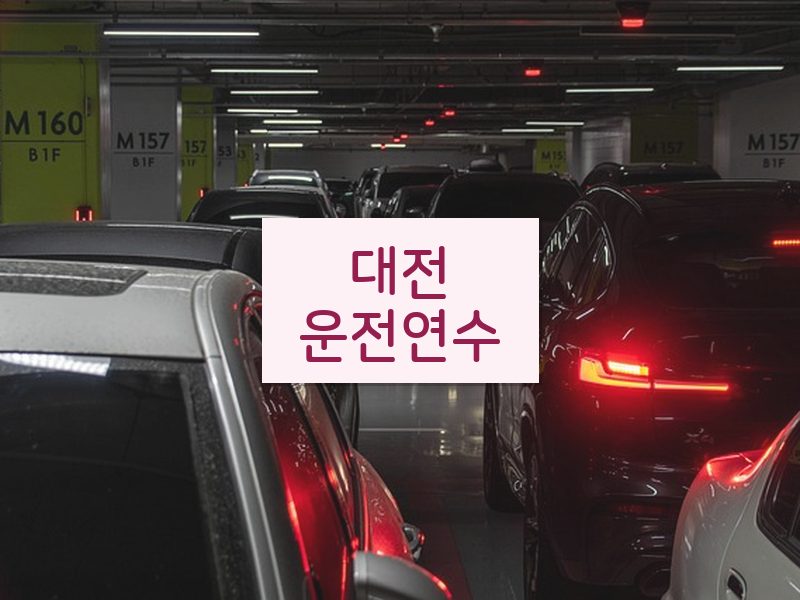 대전운전연수 후기