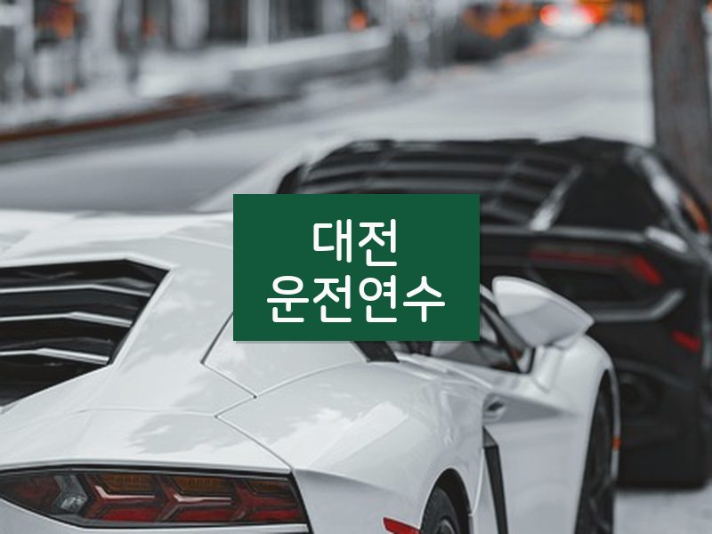대전운전연수 후기