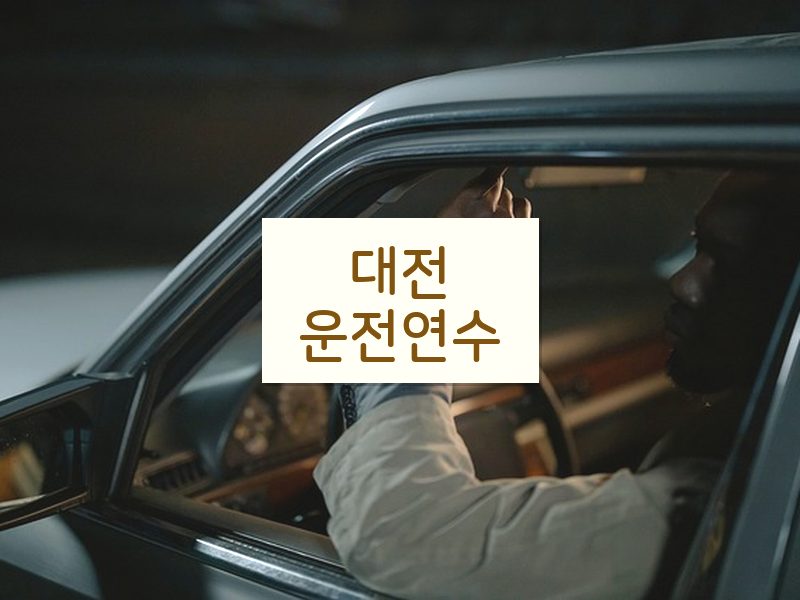 대전운전연수 후기