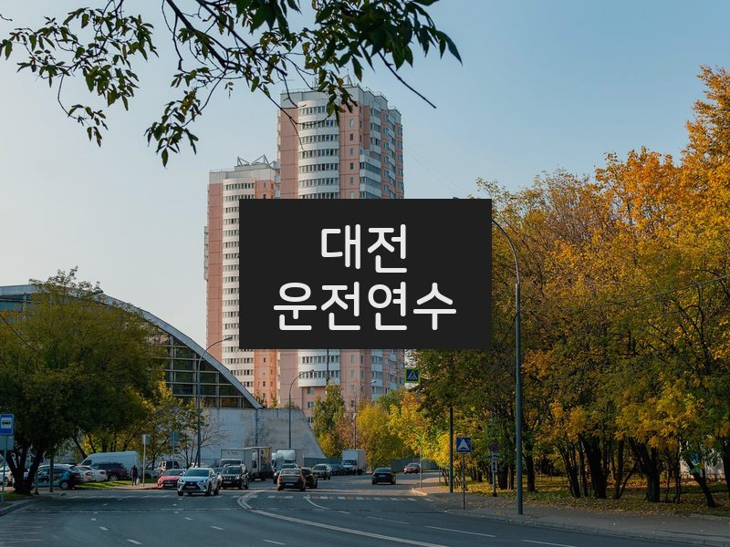 대전운전연수 후기