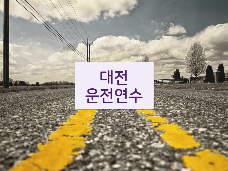 대전운전연수 후기