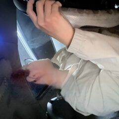 처음 손잡이 잡는 순간