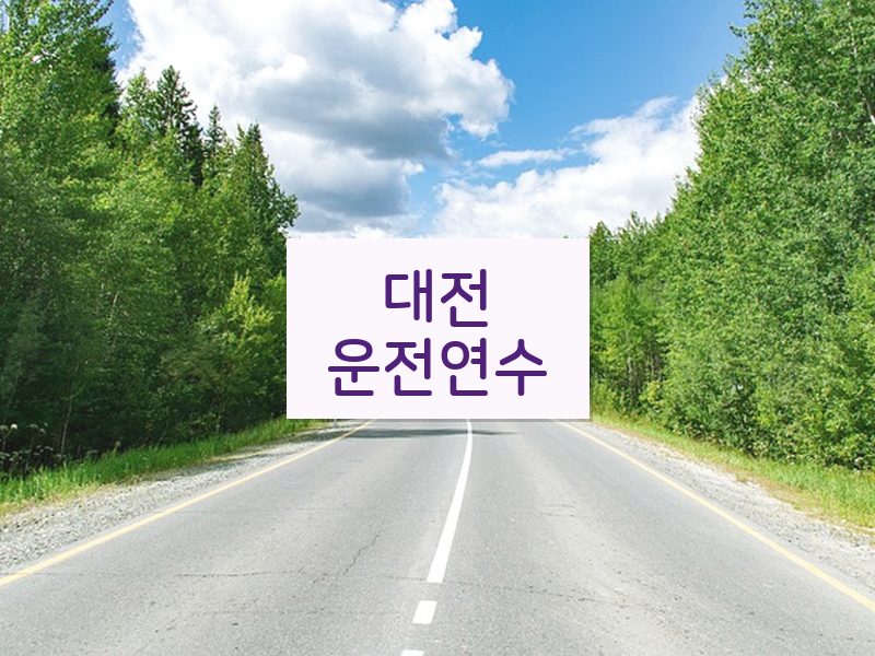 대전운전연수 후기