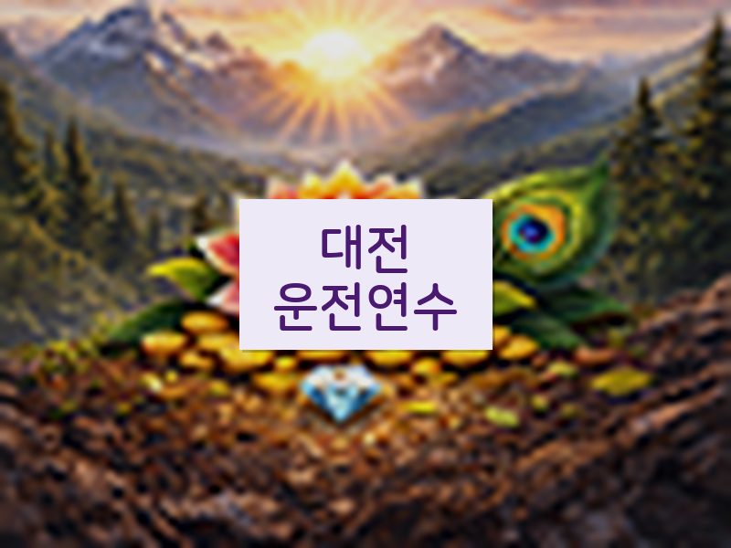 대전운전연수 후기