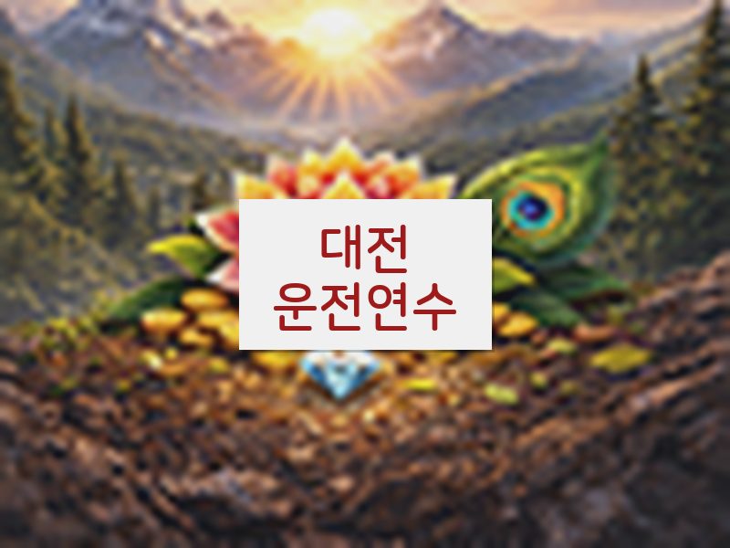 대전운전연수 후기